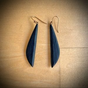 Alexis Bittar Smoke Lucite Drop Earrings